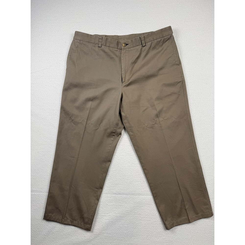 Duluth Trading Co Middle Management Flat Front Chinos 40x30 Khaki 95113